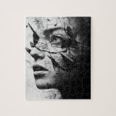 Random Art My Cat Made Birds op mijn hoofd Legpuzzel (Verticaal)