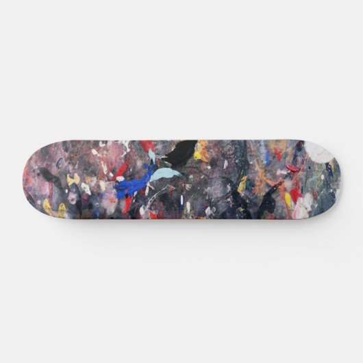 random art persoonlijk skateboard (Horizontaal)