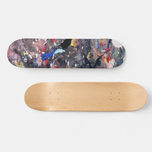 random art persoonlijk skateboard (Horizontaal)