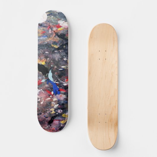 random art persoonlijk skateboard (Voorkant)