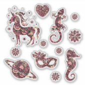 Random Awesomness Custom-Cut Vinyl Sticker (Voorkant)