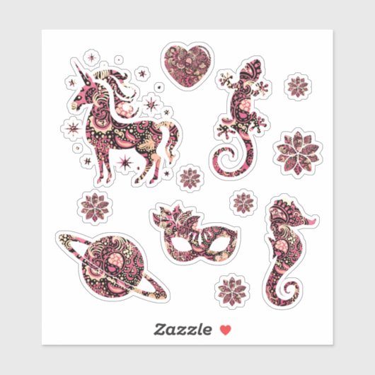 Random Awesomness Custom-Cut Vinyl Sticker (Vel)