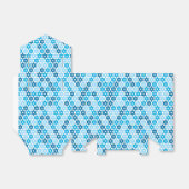 Random Blue Star van David Bedankdoosjes (Uitgevouwen)