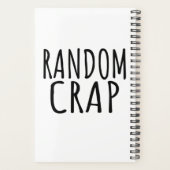 Random Crap Funny Planner (Achterkant)