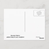 Random Detour Briefkaart (Achterkant)