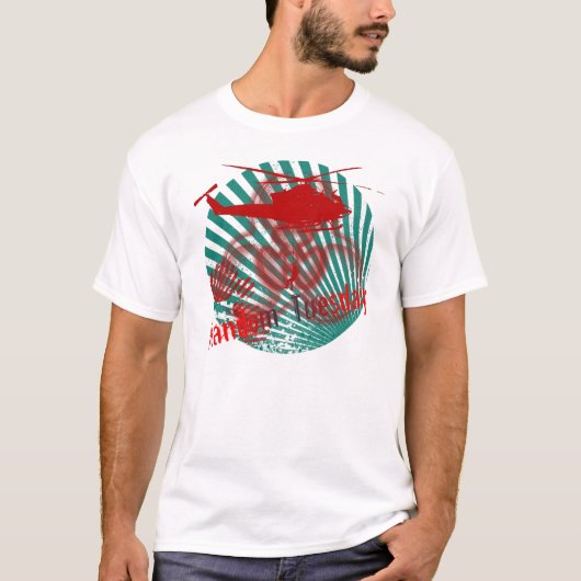 Random Dinsdag Helikopter T-shirt (Voorkant)