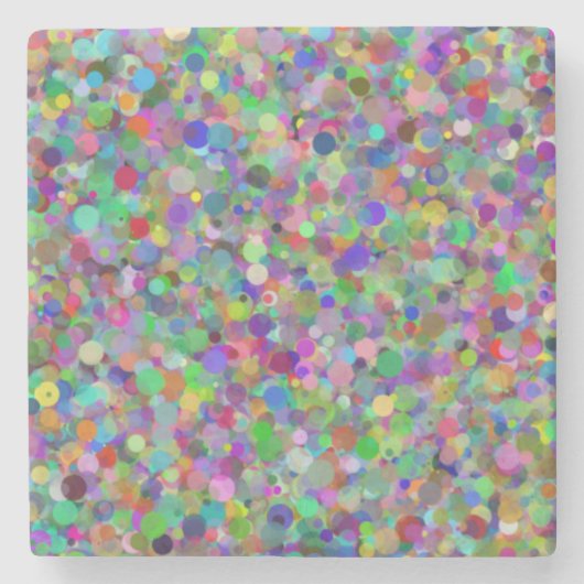 Random Dot Marble Onderzetter (Voorkant)