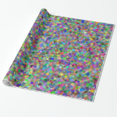Random Dot Wrapping Paper Cadeaupapier (Uitgerold)