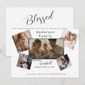 Random Family Photo Collage Birth Announcement  Aankondiging (Voorkant / Achterkant)