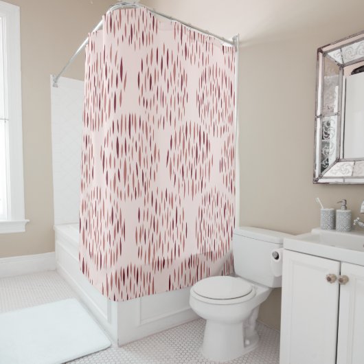 Random geometric background. Seamless pattern. Wij Douchegordijn (In situ)