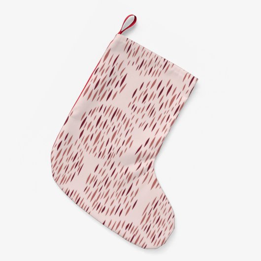 Random geometric background. Seamless pattern. Wij Kleine Kerstsok (Voorkant (Hangend))