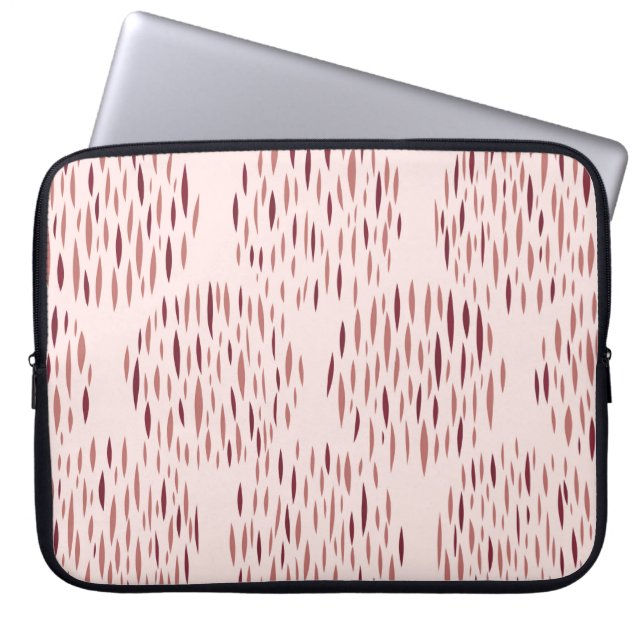 Random geometric background. Seamless pattern. Wij Laptop Sleeve (Voorkant)