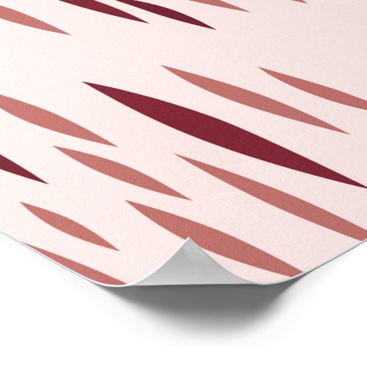 Random geometric background. Seamless pattern. Wij Poster (Hoek)