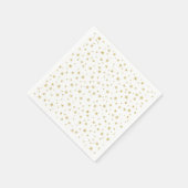 Random Gold Star Pattern | partypapier Servet (Hoek)