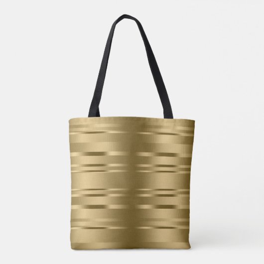 Random Gold Stripes Pattern Tote Bag (Achterkant)