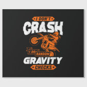 Random Grativity-controles - Motocross en Dirt Bik Cadeaupapier (Vlak)