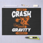 Random Grativity-controles - Motocross en Dirt Bik Tissuepapier (Craft)