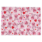 Random Heart Sugar Skulls & Arrows Groot Cadeauzakje (Achterkant)