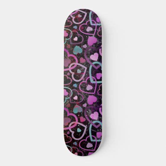 Random Hearts RUD Persoonlijk Skateboard (Voorkant)