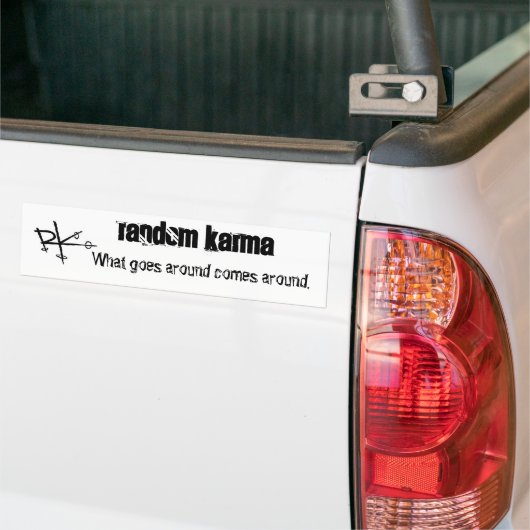Random Karma Bumpersticker (Op Truck)