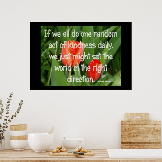 Random Kindness Poster (Keuken)