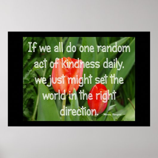 Random Kindness Poster (Voorkant)