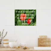 Random Kindness Poster (Keuken)