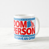 Random Layperson Mok (Amerikaanse vlaggenversie) (Voorkant rechts)