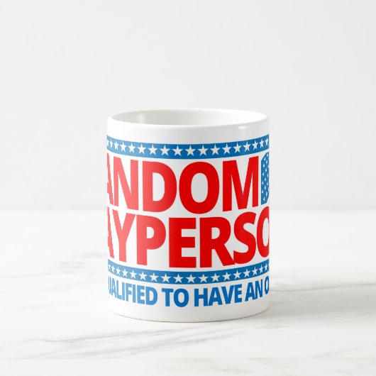 Random Layperson Mok (Amerikaanse vlaggenversie) (Center)