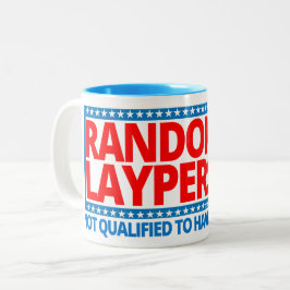 Random Layperson-Mok Tweekleurige Koffiemok