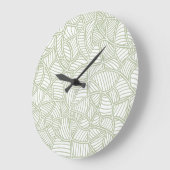 Random Leaf Mosaic Bleek Green Grote Klok (Hoek)