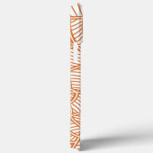 Random Leaf Mosaic Dark Oranje Case-Mate iPhone Case (Achterkant / Rechts)