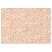 Random Leaf Mosaic Dark Oranje Tafelkleed (Voorkant (Horizontaal))
