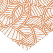 Random Leaf Mosaic Dark Oranje Tafelkleed (Gekanteld)