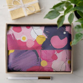 "Random Love Thoughts" - Colourful Abstract Tissuepapier (Geschenk)