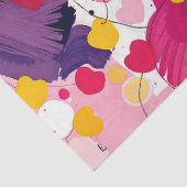 "Random Love Thoughts" - Colourful Abstract Tissuepapier (Detail)