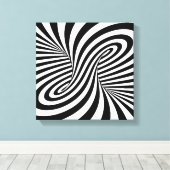 RANDOM OVERZICHT OPTISCHE ILLUSIES CANVAS AFDRUK (Insitu (Houten vloer))