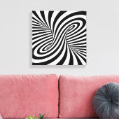RANDOM OVERZICHT OPTISCHE ILLUSIES CANVAS AFDRUK (Insitu (Woonkamer))
