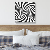 RANDOM OVERZICHT OPTISCHE ILLUSIES CANVAS AFDRUK (Insitu (Slaapkamer))