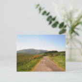 random road in Scotland Briefkaart (Staand voorkant)
