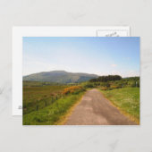 random road in Scotland Briefkaart (Voorkant / Achterkant)