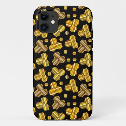 Random Shapes Uneven Pattern Case-Mate iPhone Case (Achterkant)