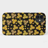Random Shapes Uneven Pattern Case-Mate iPhone Case (Achterkant (horizontaal))