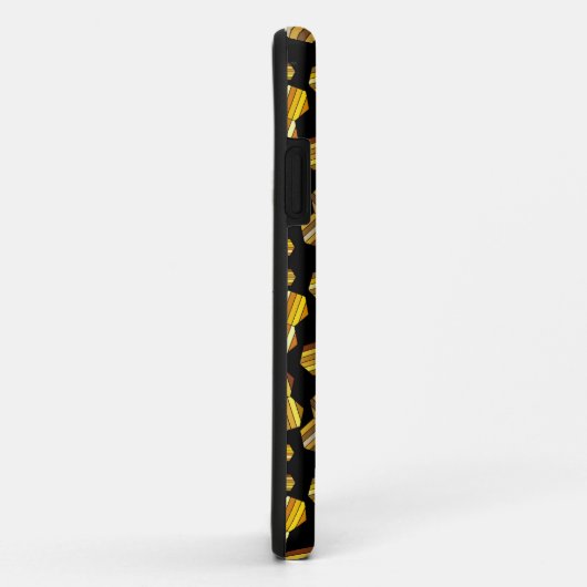 Random Shapes Uneven Pattern Case-Mate iPhone Case (Achterkant/rechts)