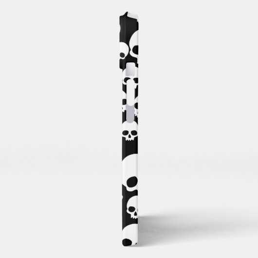Random Skulls Pattern iPhone Hoesje (Linkerkant)