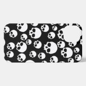 Random Skulls Pattern iPhone Hoesje (Achterkant horizontaal)