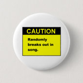 Random Song Ronde Button 5,7 Cm (Voorkant)