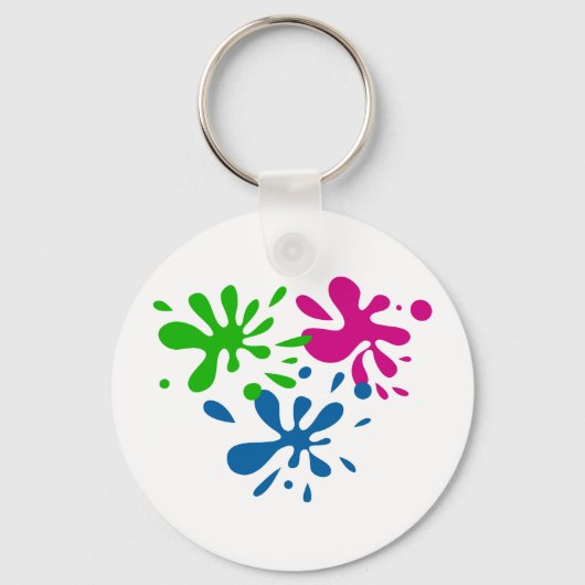 Random Splats Sleutelhanger (Voorkant)