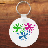 Random Splats Sleutelhanger (Voorkant)
