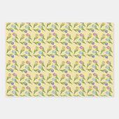 Random Spring Flowers Tulps Easter Inpakpapier Vel (Voorkant 2)